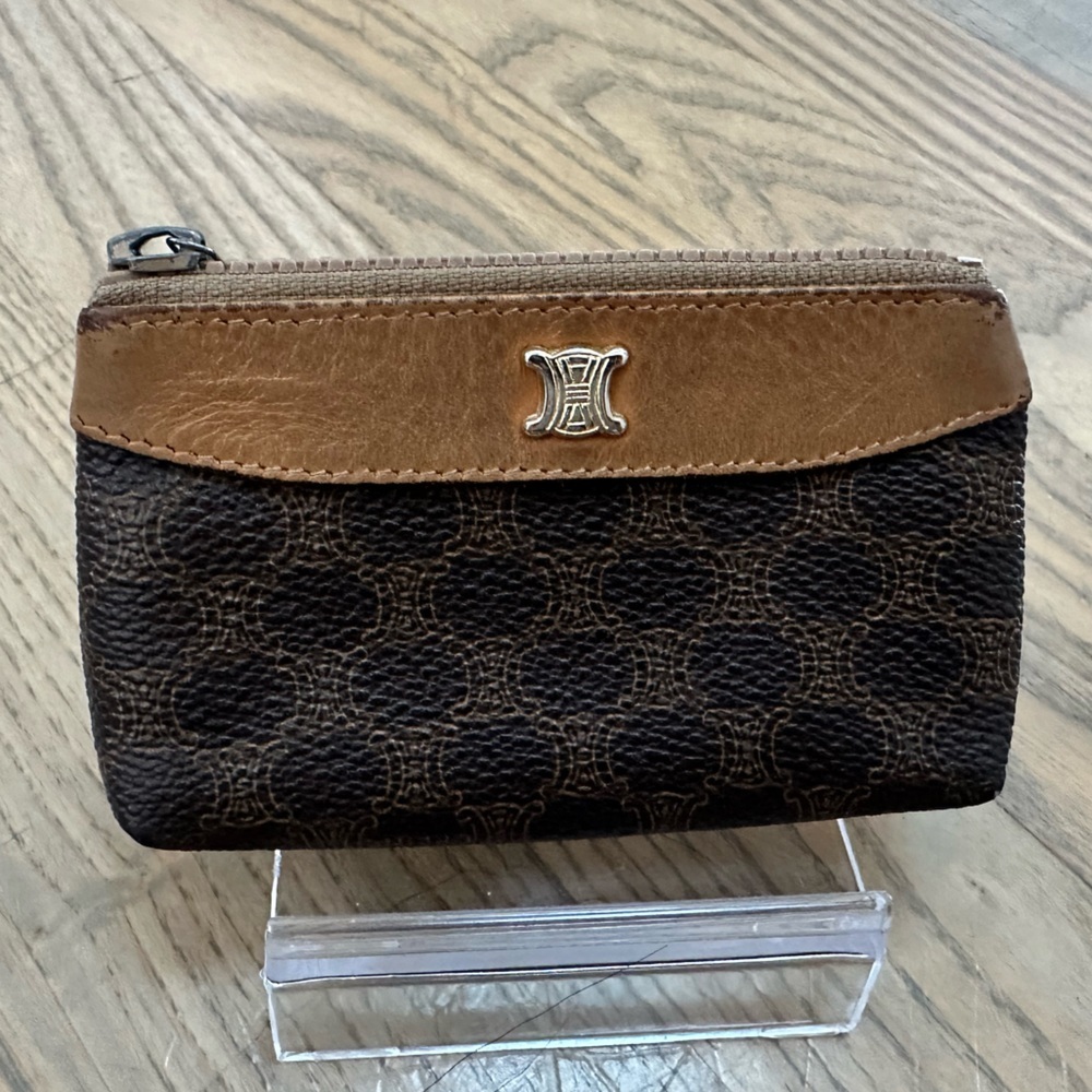 Celine Macadam Mini Leather Coin Pouch
